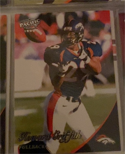 1999 Pacific Football Howard Griffith — front
