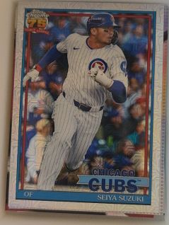 2026 Topps Chrome 75th Anniversary #17 Seiya Suzuki — front