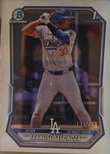 2026 Bowman Chrome #BCP 106 Francisco Espinoza — front