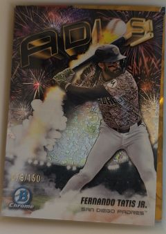 2025 Bowman Chrome #AD-7 Fernando Tatís Jr. Adios — front