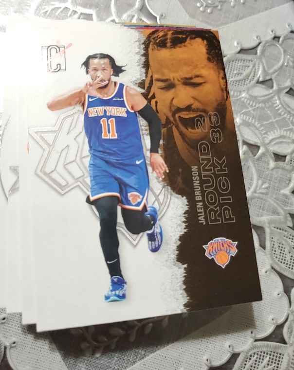 2026 Topps Round Pick #58 Jalen Brunson — front