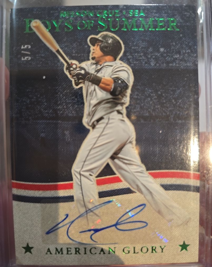 2025 Panini Boys of Summer #AGS-NC Nelson Cruz American Glory — front