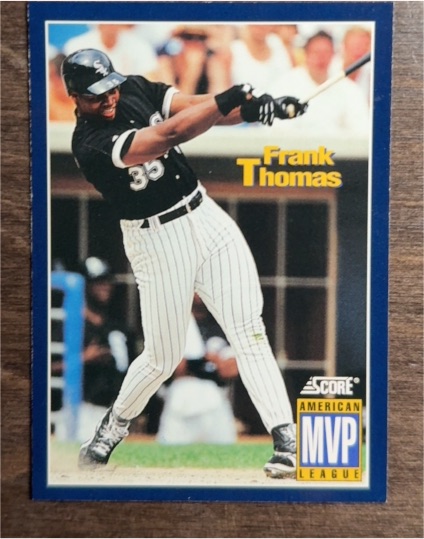 1994 Score #631 Frank Thomas — front