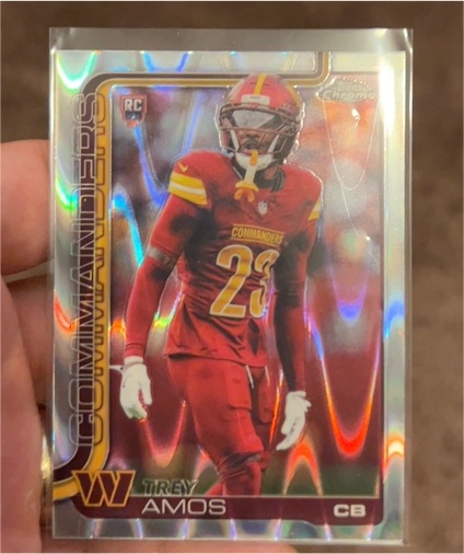 2025 Topps Chrome #371 Trey Amos — front