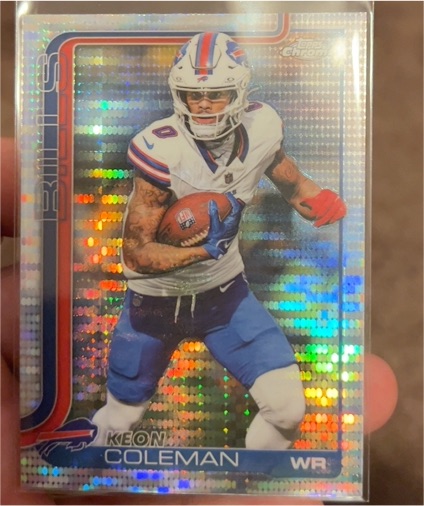 2025 Topps Chrome #30 Keon Coleman — front