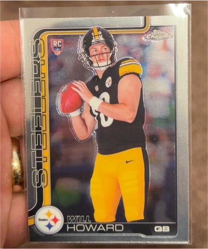 2025 Topps Chrome #321 Will Howard — front