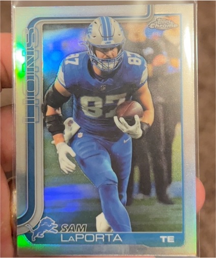 2025 Topps Chrome #100 Sam LaPorta — front