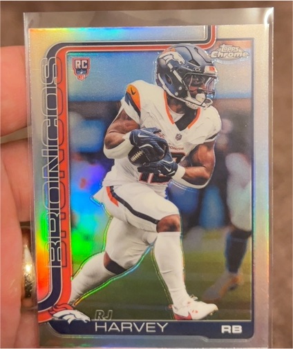 2025 Topps Chrome #330 RJ Harvey — front