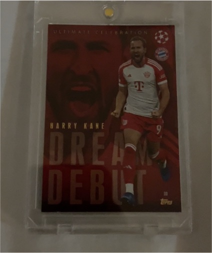2023-24 Topps Match Attax UEFA #DD Harry Kane Dream Debut Ultimate Celebration — front