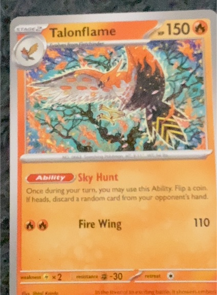 2016 Pokémon TCG Perfect Order #014 Talonflame — front