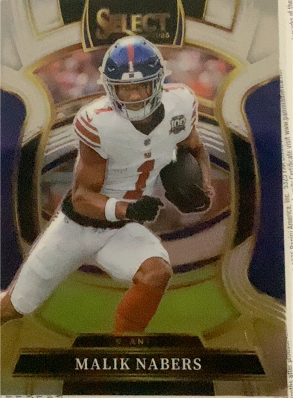 2025 Panini Select #94 Malik Nabers — front