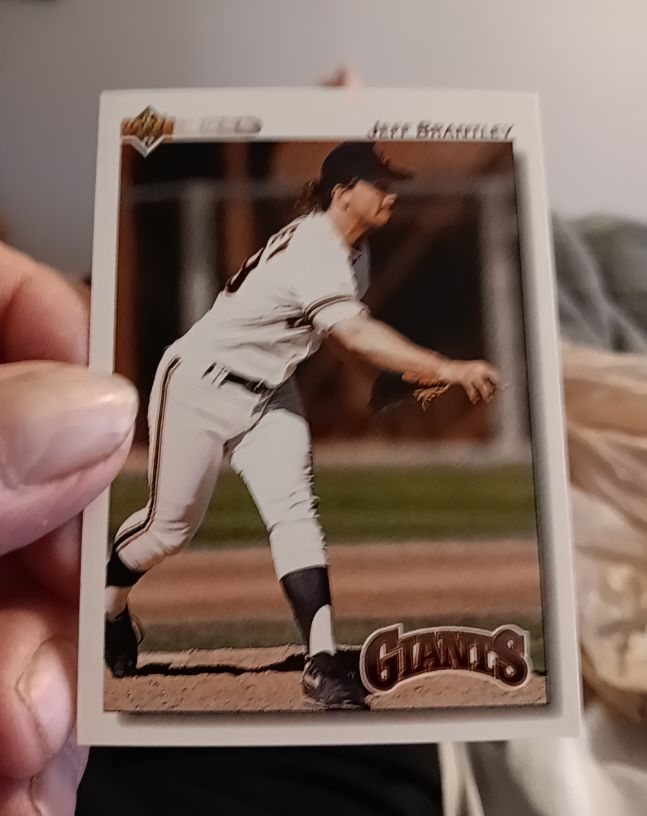 1992 Upper Deck #581 Jeff Brantley — front