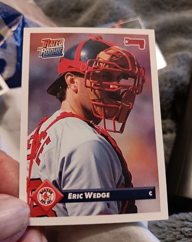 1993 Donruss #44 Eric Wedge Rated Rookie — front