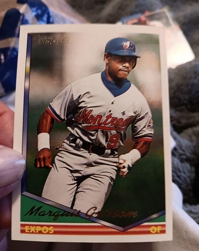 1994 Topps Gold #590 Marquis Grissom — front