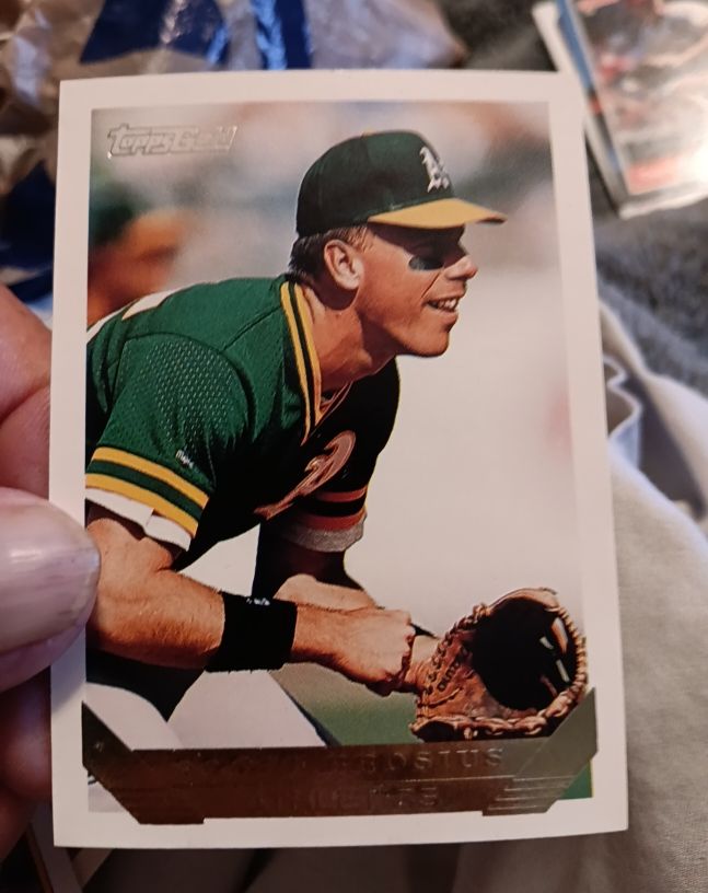 1993 Topps Gold #796 Scott Brosius — front