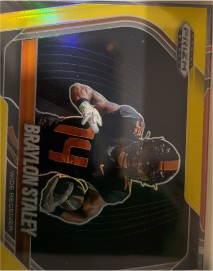 2025 Panini Prizm Black #191 Braylon Staley — front