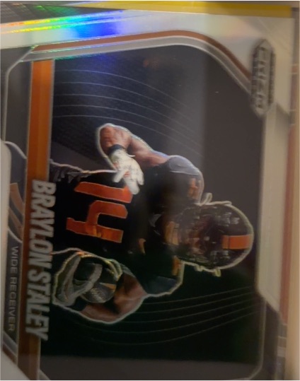 2025 Panini Prizm Black #191 Braylon Staley — front