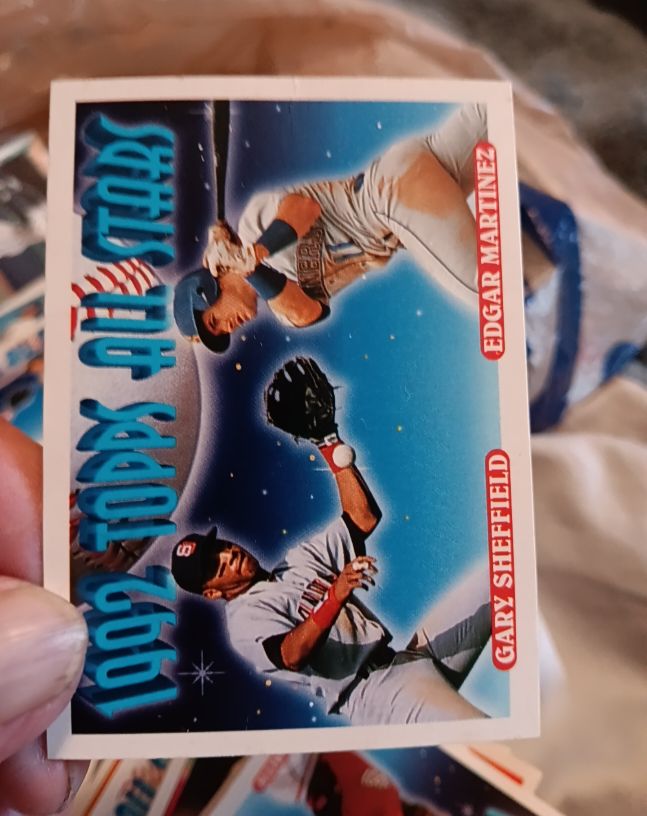 1993 Topps #403 Gary Sheffield / Edgar Martinez — front