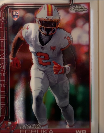 2025 Topps Chrome #312 Emeka Egbuka — front