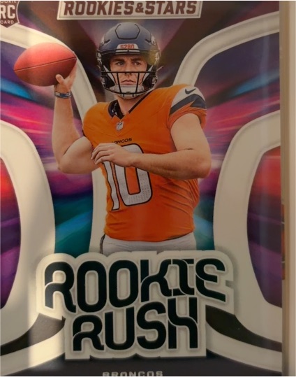 2024 Panini Rookies & Stars Rookie Rush #RR-BNX Bo Nix — front