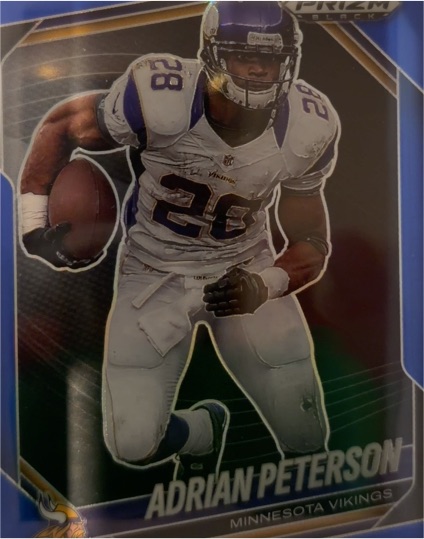 2025 Panini Prizm Black #90 Adrian Peterson — front