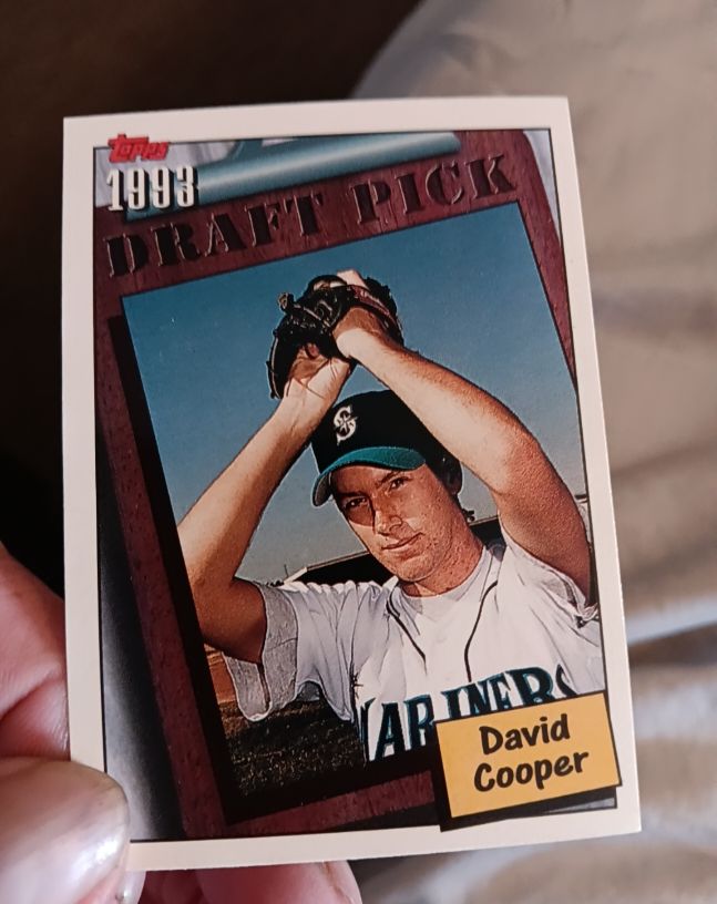 1993 Topps Draft Pick David Cooper — front