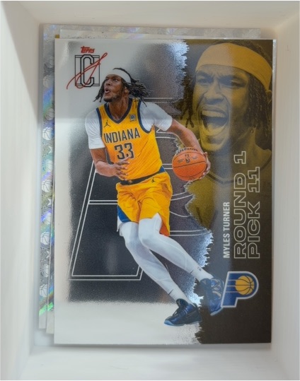 2025 Topps #Round 1 Pick 11 Myles Turner — front