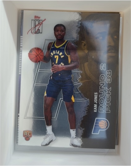 2025 Topps Signature Class Round 2 Pick 38 Kam Jones — front