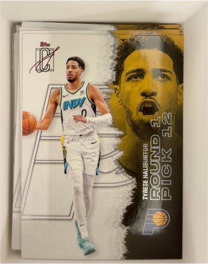 2025-26 Topps Signature Class #71 Tyrese Haliburton — front