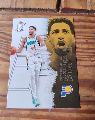 2025-26 Topps Signature Class #71 Tyrese Haliburton — front
