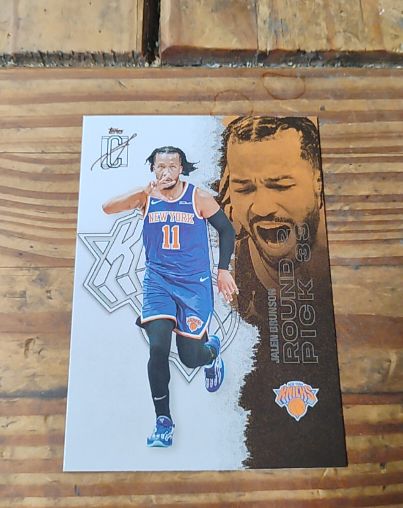 2024-25 Topps Round Pick Insert #58 Jalen Brunson — front