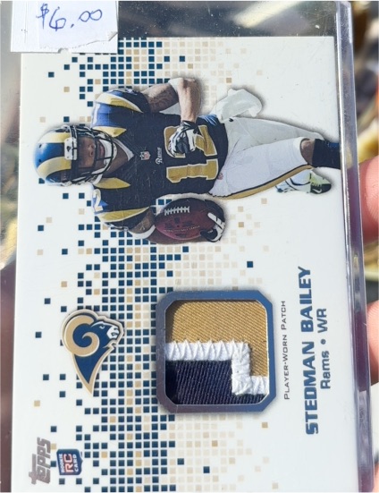 2013 Topps Rookie Jumbo Relic #RJR-SB Stedman Bailey — front