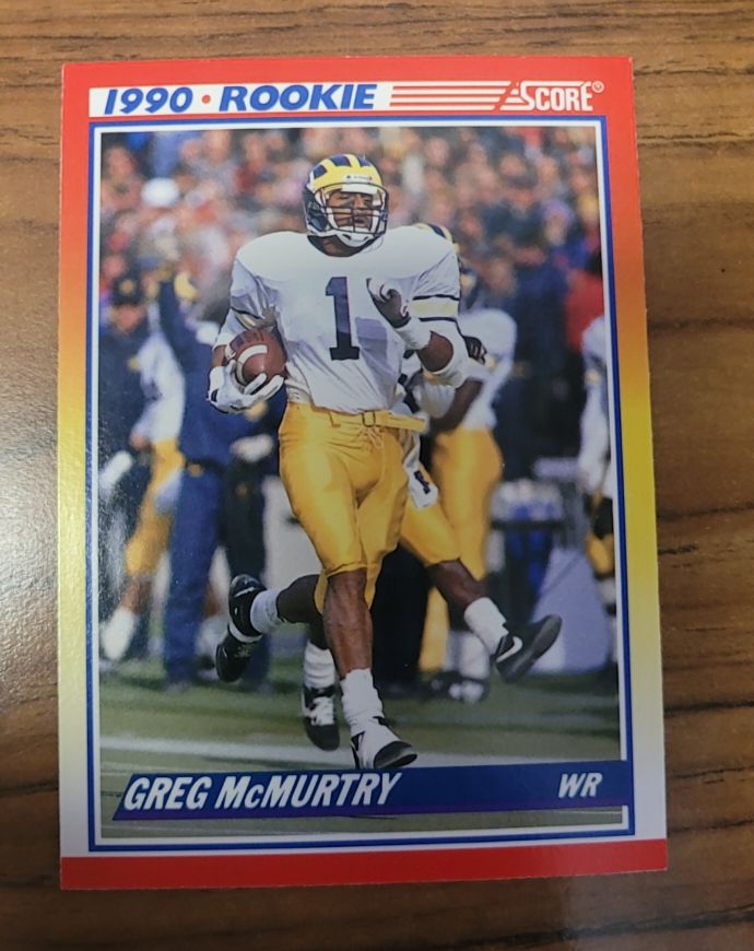 1990 Score #650 Greg McMurtry Rookie — front