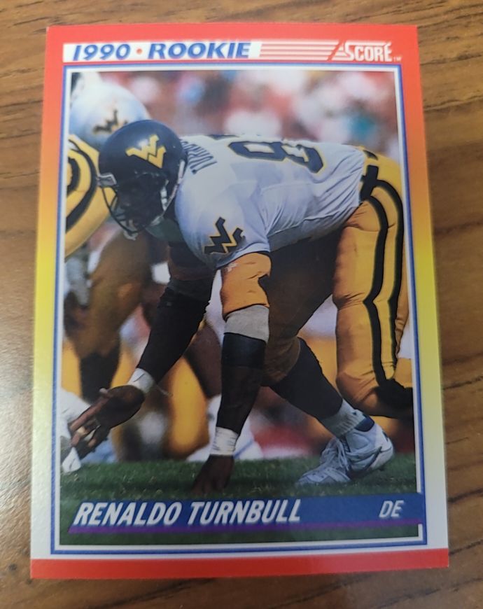 1990 Score #296 Renaldo Turnbull — front