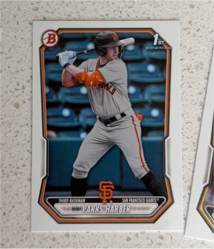 2026 Bowman #BP-43 Parks Harber — front