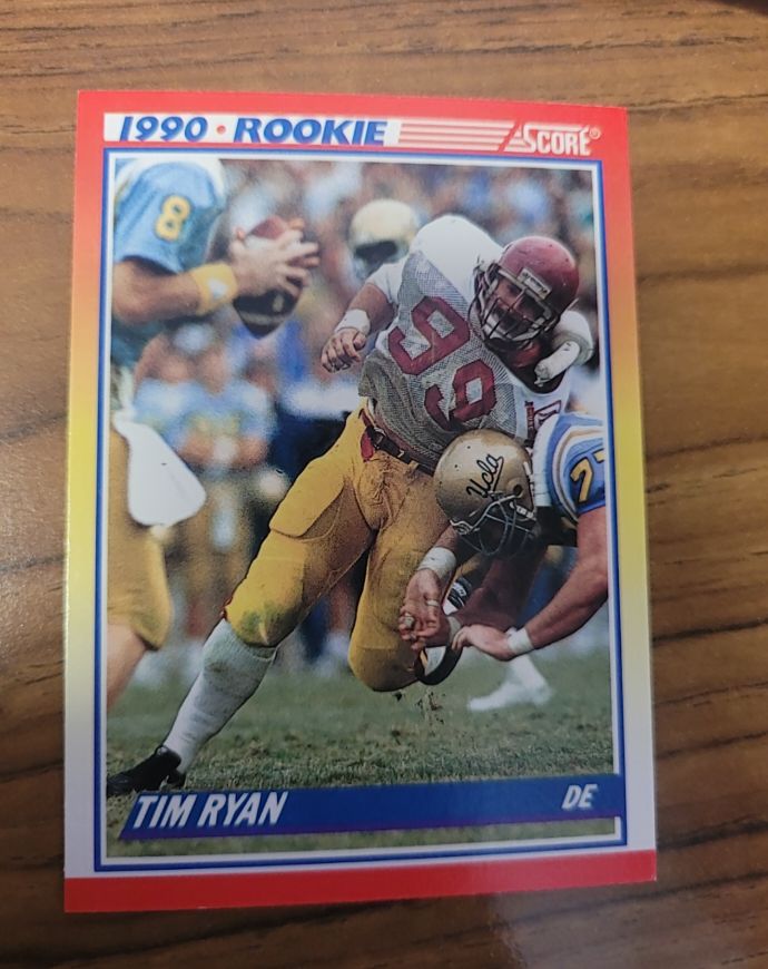 1990 Score #652 Tim Ryan — front