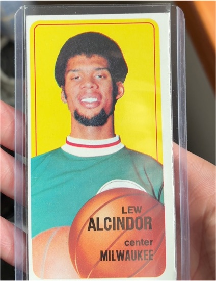 1970 Topps #75 Lew Alcindor — front