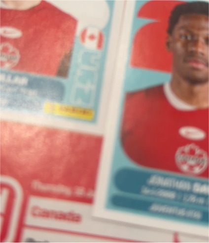 2026 Panini FIFA World Cup Sticker #CAN 8 Jonathan David — front