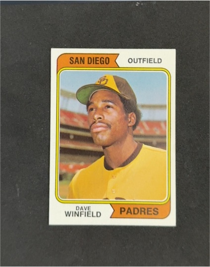 1974 Topps #456 Dave Winfield — front