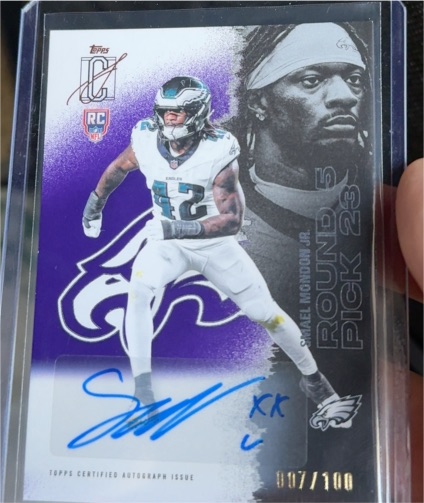 2025 Topps Signature Class #217 Smael Mondon Jr. — front