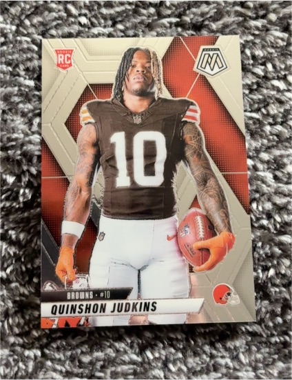 2025 Panini Mosaic #276 Quinshon Judkins Rookie Variation — front