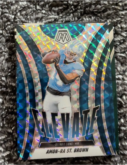 2025 Panini Mosaic Elevate #15 Amon-Ra St. Brown — front