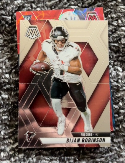 2025 Panini Mosaic #166 Bijan Robinson — front