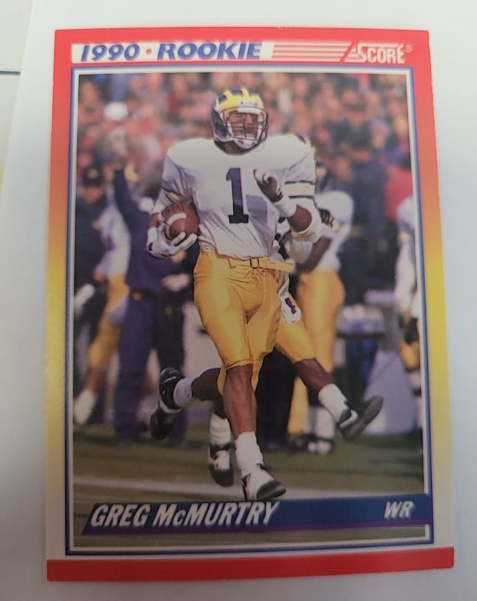 1990 Score #650 Greg McMurtry — front