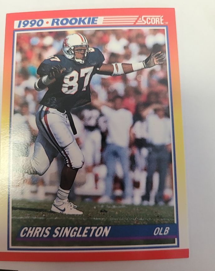 1990 Score #290 Chris Singleton — front