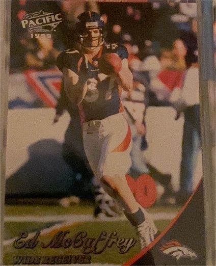 1999 Pacific #126 Ed McCaffrey — front