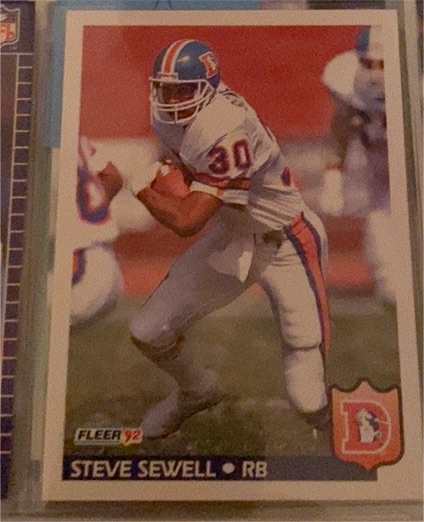 1992 Fleer #103 Steve Sewell — front