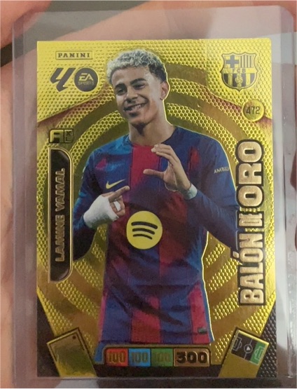 2024-25 Panini Adrenalyn XL La Liga #472 Lamine Yamal Balon De Oro — front
