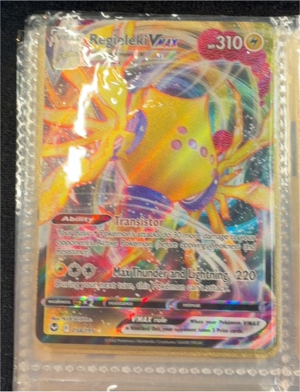 2022 Pokémon Silver Tempest #058 Regieleki VMAX — front