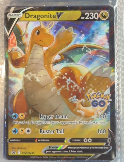 2022 Pokémon TCG #049 Dragonite V — front